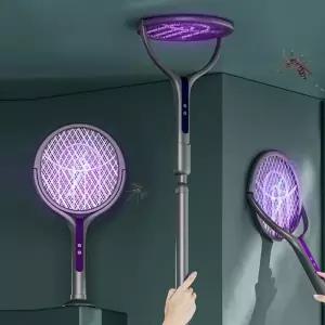 (옵션 본품)롱타입 회전헤드 모기채 C타입 스탠드 포충기