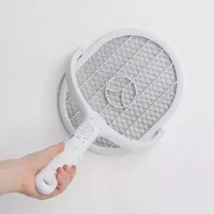 ( )천장 해충 파리 회전형 전기 모기채 2중안전 버튼 KC 충전 식모 안전모 모기퇴치기