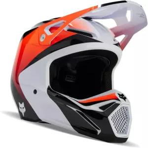 레이싱 유니 V1 모토크로스 더트 바이크 헬멧 흰색 XX-대형