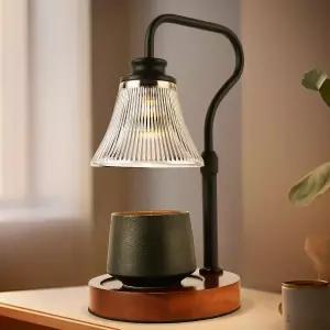 Aduwlpg 캔들 워머 램프 높이 조절 가능한 타이머 및 디밍 홈 데코 왁스가 병 캔들을 위해 녹입니다 전구