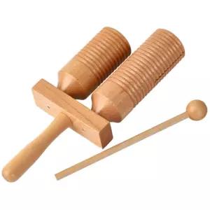 유치원 드드륵 긁는소리 우드톤블럭 원목악기장난감