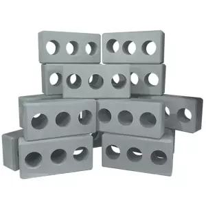 소프트벽돌 안전 블럭쌓기놀이 80p 영아블럭 조립장난감