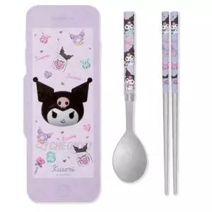 쿠로미 주니어 입체 수저 젓가락 케이스 세트 초등
