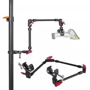 암 집게 거치대 클램프 1단 밀 삼각대연장 핸드폰