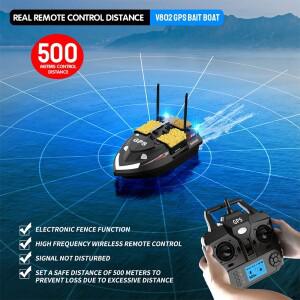 V802 GPS RC 미끼 보트 160 포인트 어군 탐지기 위치 지정 먹이 자동 반환 낚시 크루즈 컨트롤 둥지 건물