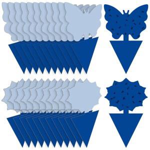 랜디선 24PCS 초파리 덫 끈적끈적한 곰팡이 모기 벌레 실내 야외 주방 식물 흰파리 날벌레