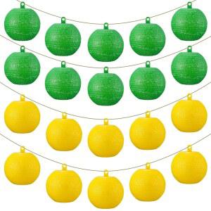 퀄리리 10개 끈적끈적한 과일 파리 덫 공 캐치볼 말벌 모기벌레 날아다니는 벌레 (초록색, 노란색)