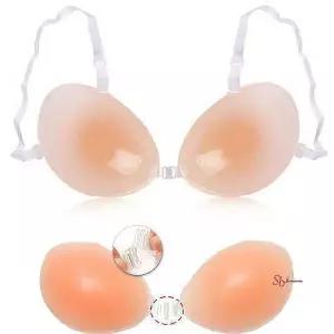 실리콘브라 웨딩촬영 수영복 오프숄더 볼륨업zab282