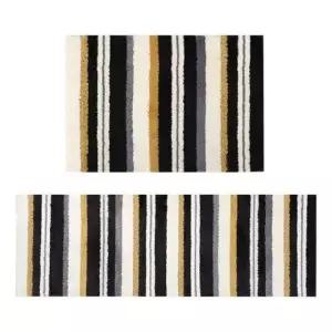 (선택 다크그레이 45x65)발매트 욕실러그 호텔침대 무지개매트