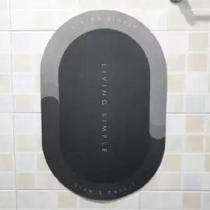 (색상 블루그레이 소)현관 주방 욕실 화장실 발매트 빨아쓰는 규조토 매트