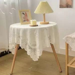 레이스 식탁보 레이스 테이블보 인테리어 깔끔한 다이닝 거실 덮개