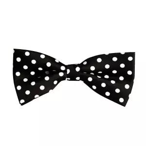 헨릭 블랙 화이트도트 나비넥타이 HR244