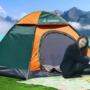 (색상1 9-10 인용)원터치 자동 팝업 캠핑 낚시 여행용 방수 쉘터 텐트_24864335