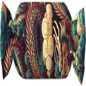 구름-드래곤-차이나 캔디 튜브 쿠션이 채워진 오겐스턴 모양 베개 삽입