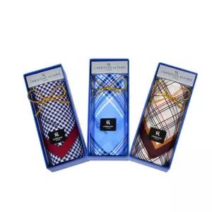 품격있는 비지니스맨 얇은 면손수건 3개 생일선물 어버이날 에티켓