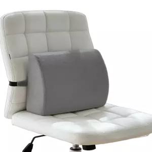 등쿠션 삼각 요추 고밀도 스폰지 허리 린넨 등받이 베개