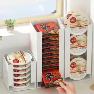 수납 다용도 종이컵 정리함 기저귀 티슈 오버사이즈 팩 테이블 라면 수납함