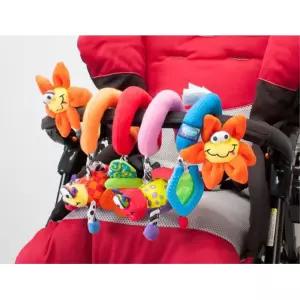 유모차 안전가드 헝겊인형 걸이형 촉감발달 외출용 딸랑이 유아