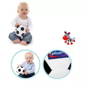 촉각놀이 유아용 헝겊축구공 흑백구분 기관 선물 촉감책 키즈 돌