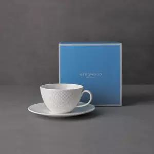 웨지우드 신혼부부 화이트 식기 선물 지오 커피잔 1인 세트