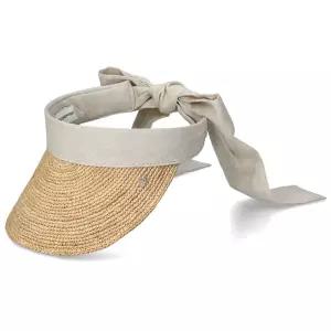 25FW 헬렌카민스키 라피아 피크 바이저 썬캡 HAT52133 NATURAL