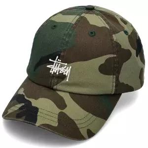 25FW 스투시 워시드 로우 프로 볼캡 1311163 WOODLANDCAMO