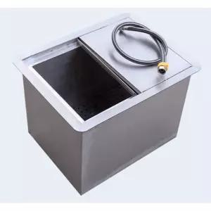 업소용 얼음 보관통 스테인레스 저장고 카페 대용량