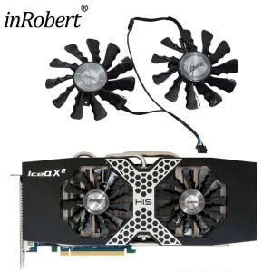 그래픽 카드 냉각 선풍기, HIS R9-280X R9-290 R9-390 HD7950 HD7970 용 쿨러 선풍기, 2 개, 85mm FD7010H1