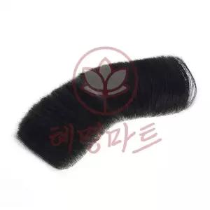 [혜명마트] 붙이는 헤어라인 접착면2.5cm 16x4cm 남성부분가발 붙이는앞머리 남자이마가발 여성탈모 헤어인