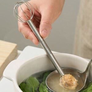 바겐슈 스텐304 메저링 계란물 휘핑스틱 계량스푼 거품기 휘핑기 베이킹 된장머들러