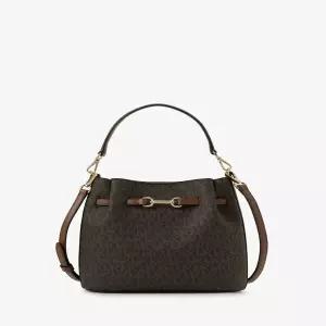 [비밀상점] [정가 660000원] 칼슨 스몰 캔버스 컷아웃 버킷백 35S6G2ZC1B200