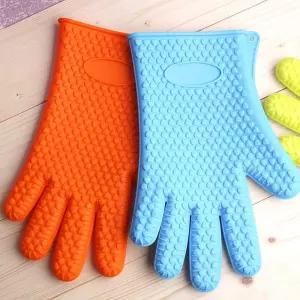 비비드 칼라 실리콘손가락 주방장갑 2개 신혼주방용품