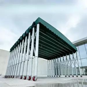 이동식 차양막 접이식 바퀴달린 캐노피 텐트 행사용천막 천막 그늘막 대형 주차장