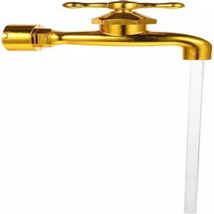 해피야미 1세트 장식 DIY 캔 장치 정원 흐르는 물을 마당 분수 수도꼭지 예술 플로팅 풀 연못 분사 안뜰 벽