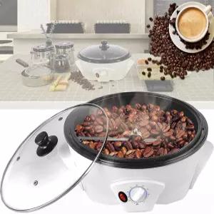 전기 커피 로스터 기계 0-240°C 가정용 로스팅 800g 용량 논스틱 팬빈 원두 해바라기 씨 땅콩에