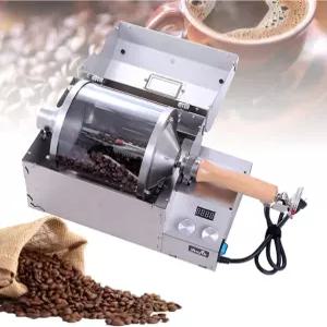 전기 커피 로스터 가정용 원두 베이킹 기계 생두 땅콩 위한 스테인리스 스틸 드럼