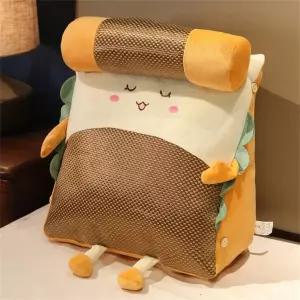 AFPSDLFJDLS 매트 침대 옆 소프트 백 리딩 쿠션 삼각 베개 소파 허리 기숙사