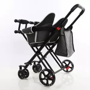 쌍둥이 트라이크 경량형 컴팩트 연년생 접이식 유모차 더블