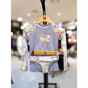 [보리보리/록시 키즈]MARIO아동 트로피칼 스토리 래쉬가드 세트 4-7세 (TF21BR060-PJB)