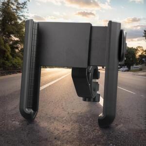 자전거 핸들바 폰 스탠드 임팩 방지 지지 브래킷 퀵 릴리즈 오토바이 모바일 마운트 4.7-7.2인치 폰용