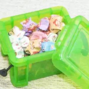 소형 플라스틱 수납 정리 보관통 상자형정리함 소품정리함