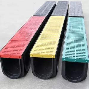 배수구 트랩 u자형 hdpe 하수구 플라스틱 덮개 배수로 기본 빗물 배수로관 화장실