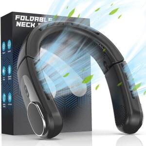 칠고 4 터보 넥 선풍기 - 어머니의 날 선물, 남성 여성을 위한 생일 아버지 날, 강한 공기 흐름을 가진 접이식 휴대용 선풍기, 여행에 필수적인 크루즈, 골프