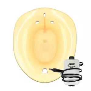 버블 소프트 온욕 좌욕기 (아이보리) HD-AB-001 수동비데 가정용 임산부 욕대야 변기 온수욕 전용 비데용