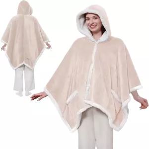 씰리 히팅 스로우 웨어러블 숄 랩 포켓 리버서블 플란넬에서 쉐르파 전기 담요 후디 폰초까지 6가지 레벨과