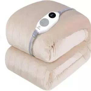 웨스팅하우스 전기 담요 온열 던지기 매우 아늑한 부드러운 플란넬 50인치 x 60인치 6가지 빠른 난방