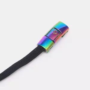 무매듭 신발끈 버클 4p 원터치 안풀리게 고정 운동화끈 클립 캡 WZK3+1bXv