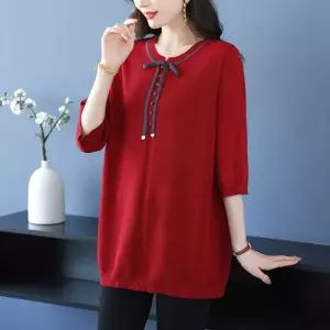 아이언하트 하프 여친 여사친 니트 여름 티 롱루즈핏 셔츠 엉덩이 가리기 슬림핏 쿨링 빅사이즈 반팔 KKE2