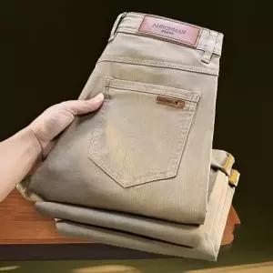 스콕 캐주얼 남성용 배기바지 반바지 설날 프리미엄 워싱 청바지 자수 스판 JEN1