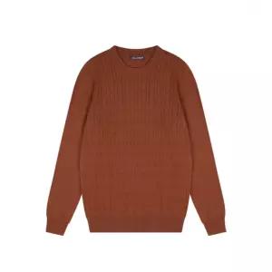 [크로커다일남성][본매장단독특가봄가을라운드니트]모크넥 케이블 니트-ept